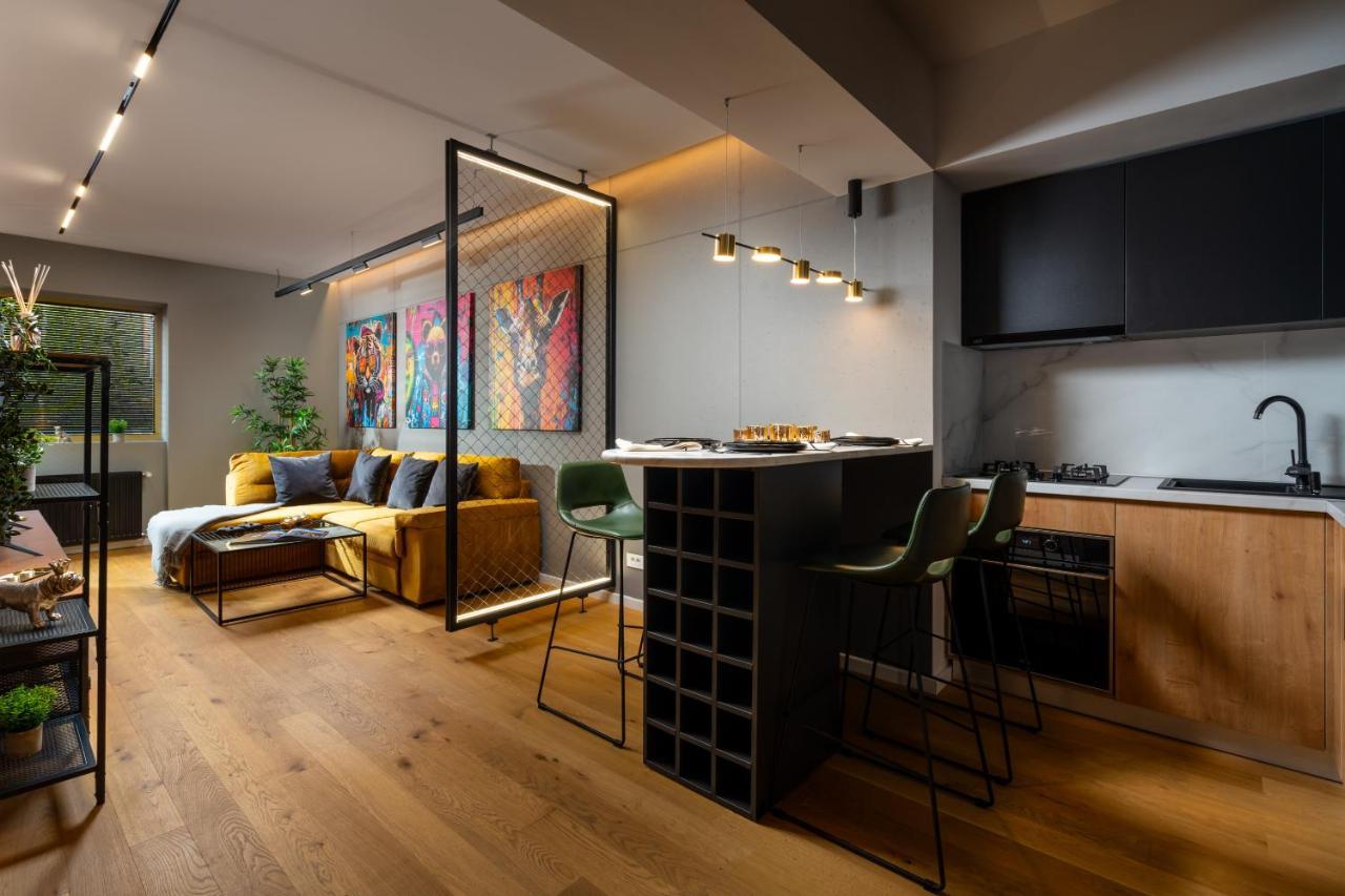 Brooklyn Studio - Aviatiei Park - Netflix - Parking Bukares Bagian luar foto